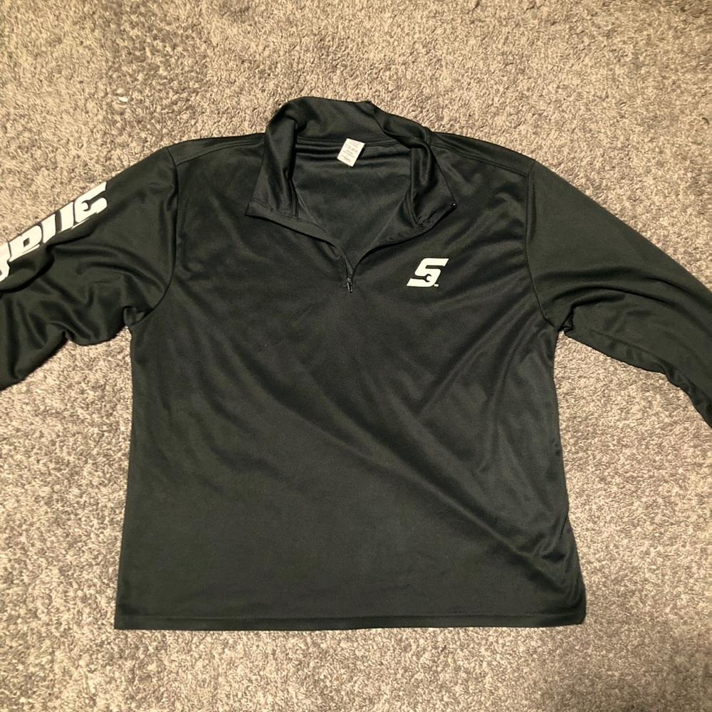 Snap-On Tools Quarter-Zip Performance Pullover Shirt Black Size L